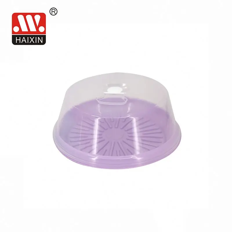 Guangdong Haixing  plastic cupcake carrier plastic cake carrier with handle wholesale cake server 11 Inch