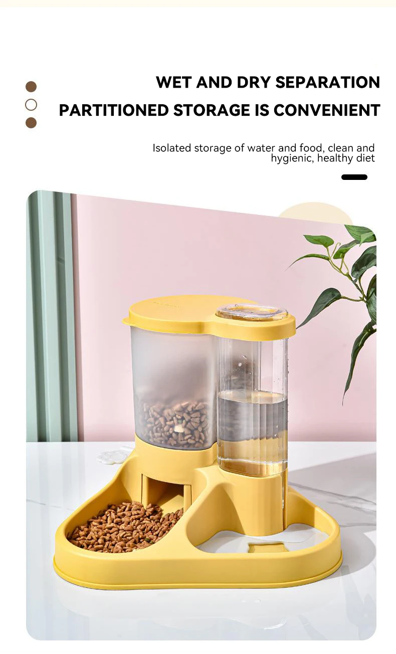 New 2-in-1 Feeder Food Water Large Capacity Pet Bowl Suitable for Small Medium and Large Dog Feeders Easy to Clean Pet Products details