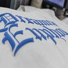 Unisex T-shirt New Fashion 100% Cotton Brand Customize High Quality Puff Printing Unisex Short Sleeve T-shirt