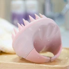 LOHAS Wheat Straw Hairbrush Shampoo Brush Hair Massager Comb Head Body Scalp Head Massage Silicone Hair Brush