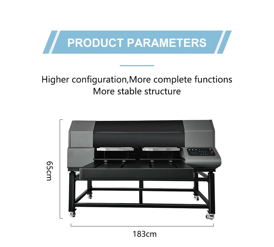 Jetvinner New Arrival Automatic Dtg Flatbed Printer Cm Cm