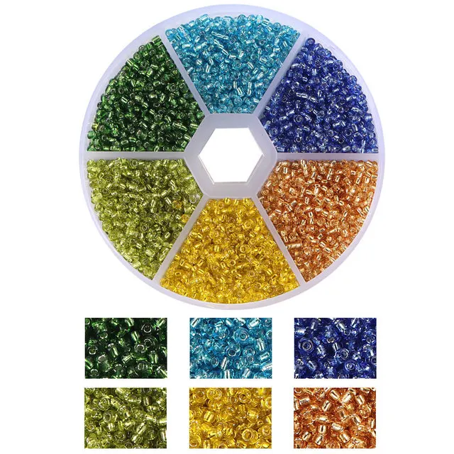 product 2mm czech glass seed beads set small craft beads kit diy bracelet necklace string earring loose spacer beads for jewelry making-40