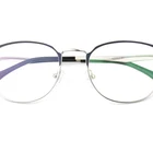 Metal Oval Frames High Quality S001 Gold Metal Stainless Steel Retro Oval Lens Rounded Base Optical Frames
