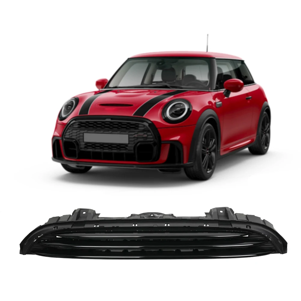 product car bumper upper grille chrome glossy black for bmw mini cooper f55 f56 front grille grill 2015 oem 51137335529-8