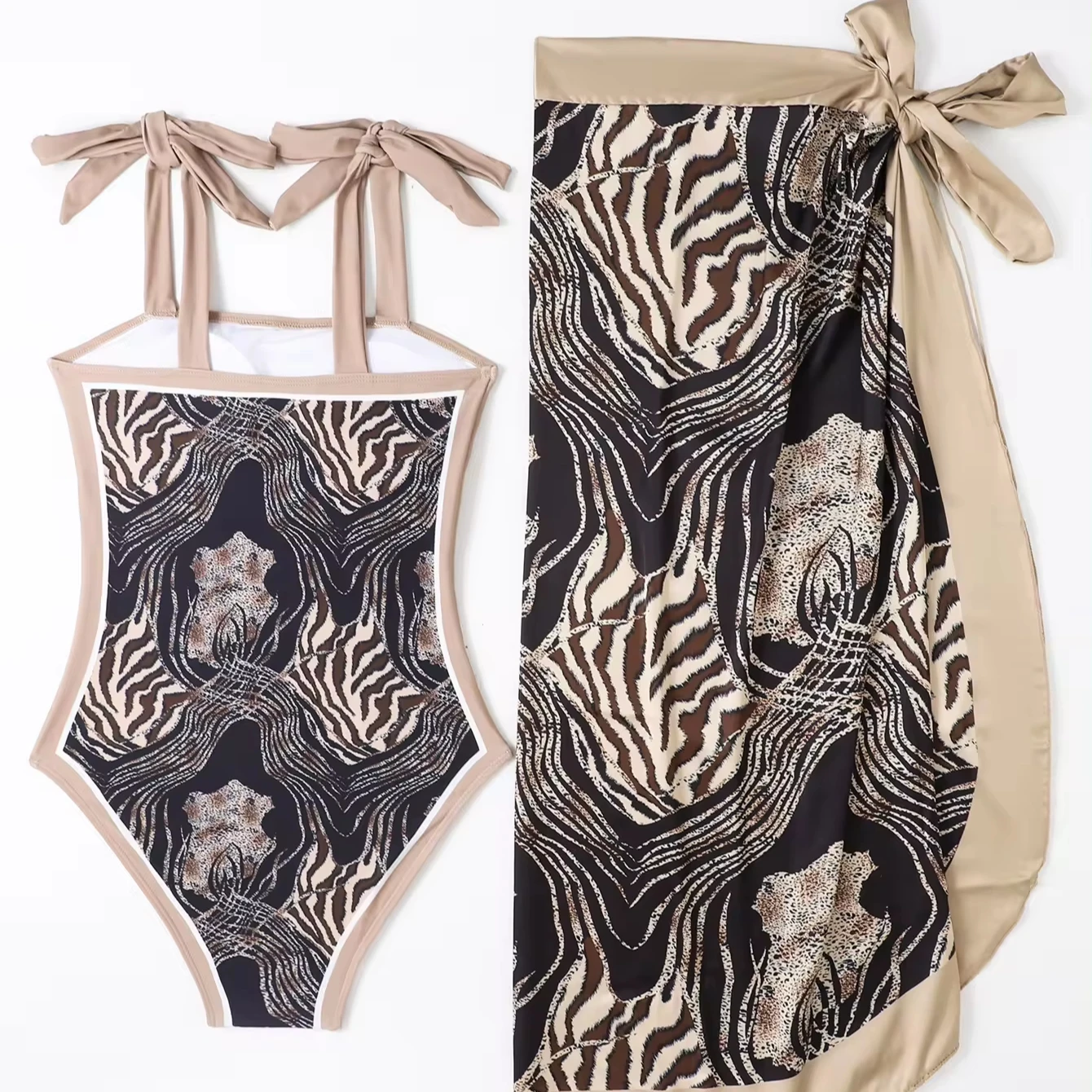 Wholesale Custom Designer Sexy Printing Swimsuits Luxury Bikini Set