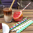 Wholesale Cheap Price Custom Colorful Disposable Paper Straws For Drinks