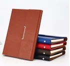 School Custom A4 Hardcover Faux Luxury School Leather Notebook Diary Journal