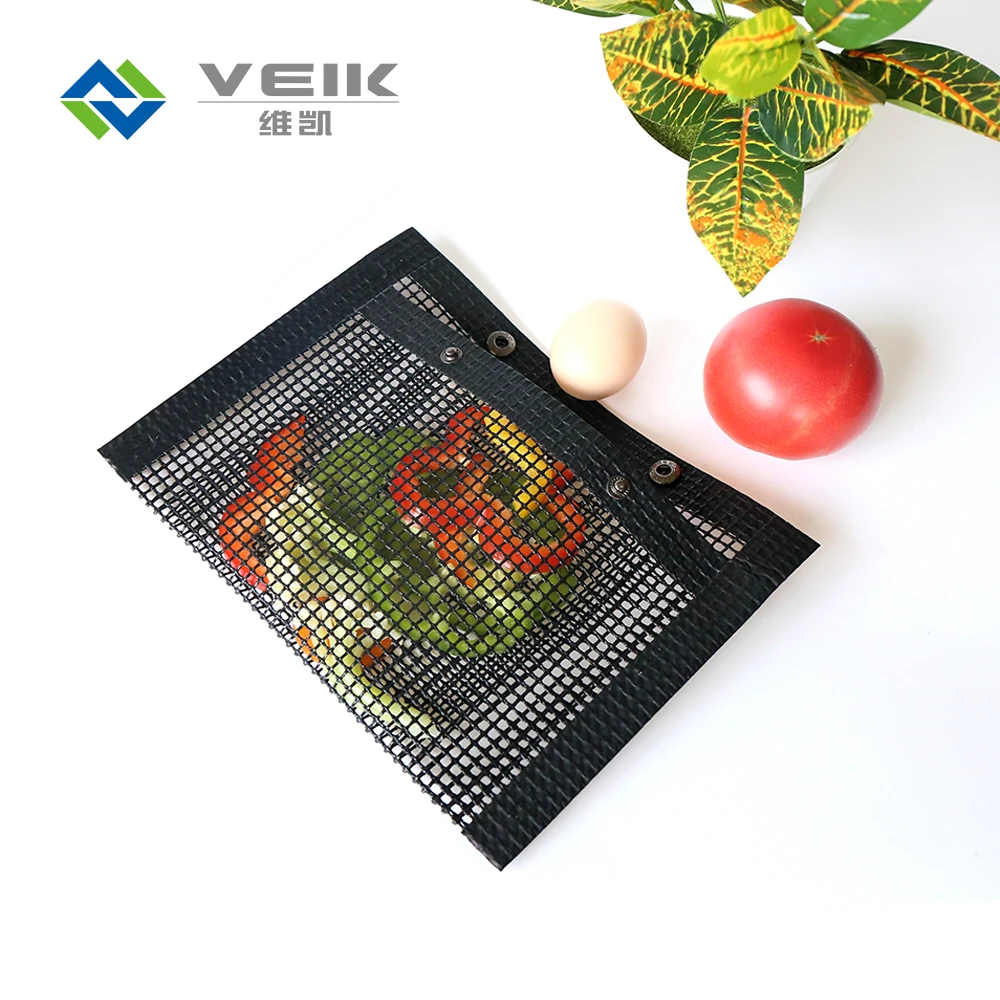 Non-Stick Mesh Grilling Bag Heat Resistance for Outdoor Picnic Cooking BBQ 