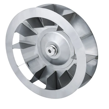 350mm 80mm Big size reversible oven fan  Stainless steel fan wheel turbine for combi steamer oven