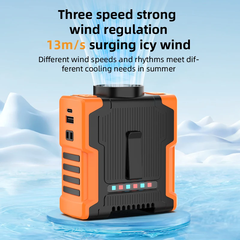 Portable Waist Fan, 5, Battery - detail 14