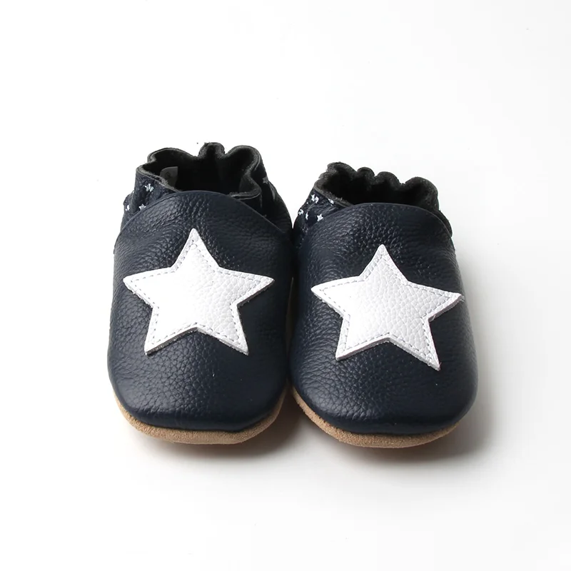 Handmade Genuine Leather Soft Sole Baby Moccasins Boys And Girls Children's Kids Toddler Baby Shoes