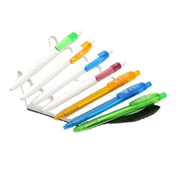 Plastic Plastic Promotional Customized Plastic Ball Pen with Logo Branding Company Logo Smooth Writing Pen