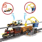 Train 2021 Hot Sale Kids Bricks Toys Plastic Construction Train Building Block