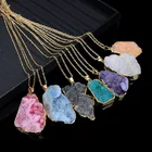 Necklace Necklace You Hot Sale Sweater Pendant Necklace Fine Jewelry Colorful Druzy Necklace