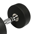Gym Equipment High Quality Wholesale Custom Commercial PU Customer Logo Dumbbells Gym Equipment Fitness