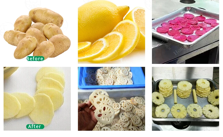 8 Stainless Steel Fruit and Vegetables Cutting Slicing Machine Pineapple Slicing Machine Automatic Orange Slicer Slicing details