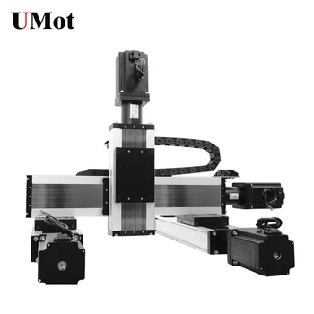 UMOT Heavy Load Linear Module XYZ stage 3-axis slide table linear motion motorized linear xyz table for microscope matrix scan