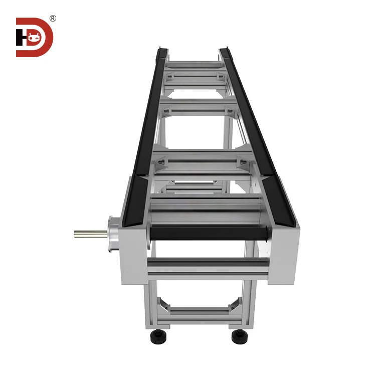 PTS1/H Sheet Based Belt Conveyor Line Body Black Flat Belt Anti-static Assembly Line Tray Conveyor Customization supplier