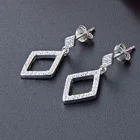 Silver Earrings Earringssilver 2021 New Product Launch S925 Silver Temperament Korean Lady Diamond Earrings