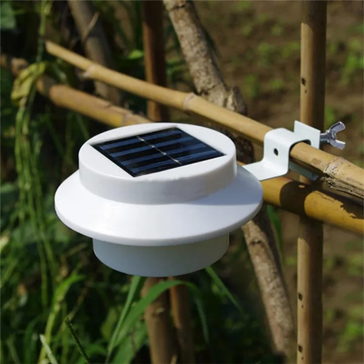 solar powered round post cap lights