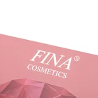 Pink High-end Pink Hot Eye Shadow Palette Cosmetic Packaging Box Custom Hot Silver Logo