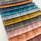 Velour Home Textile Upholstery Silk Velour Fabric Crushed Valboe Sofa Cover Fabric Print Velvet Curtain Fabric