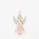 Angel Charm Party Decor Pink Angel Pendant Christmas Decoration New 2021 Hot Sale Party Supplies Angel Wings Charm