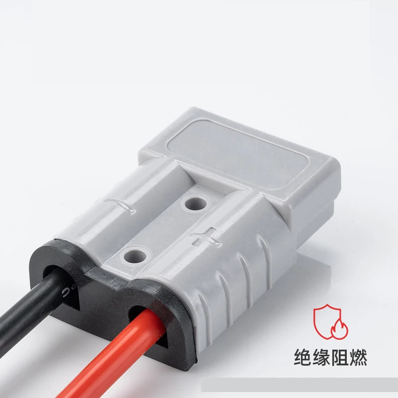 For Anderson 50A 80A120A 175A 350A 600V Plug Cable Terminal Battery Power Connector Kit Quick Plug Battery Charging Connector插图4