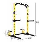 Gym Equipment Wholesale Household Havy Duty Squat Rack GYM Equipment Cross Fitness Power Rack