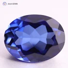Gemstones AAA Gems Synthetic Sapphire Price Per Carat Stone Gemstones Corundum Best Quality Oval Shape Blue Sapphire