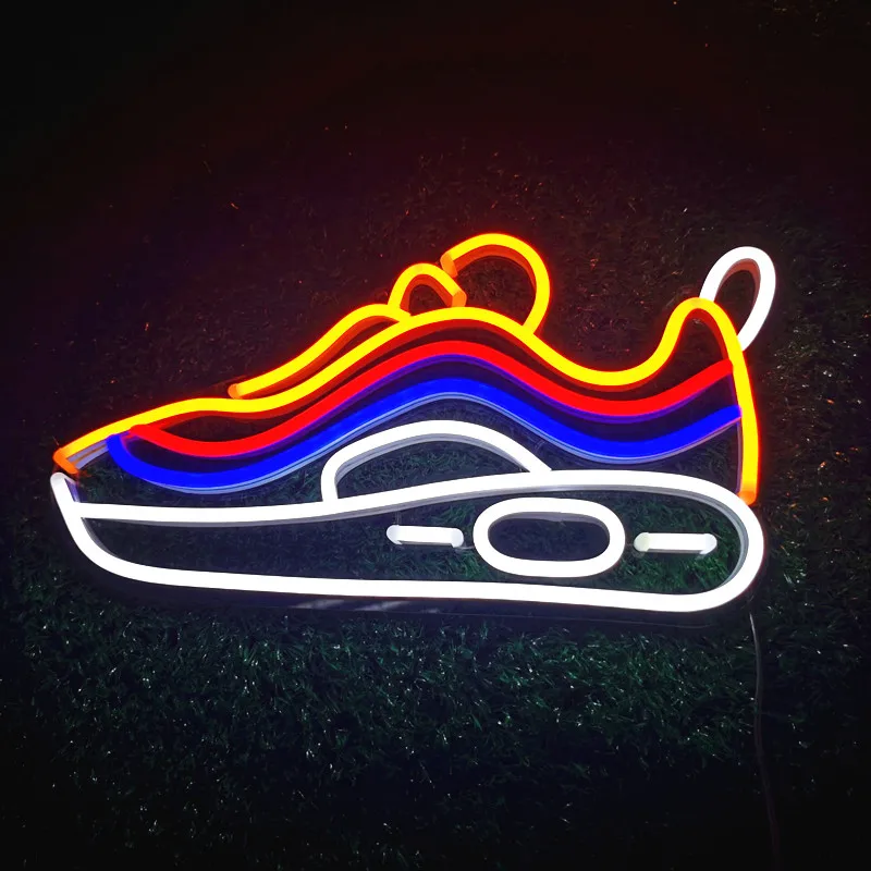 Custom Drop Shipping Led Neon Sign Birthday Gift Hope Wall Decoration Sneaker Neon Light With