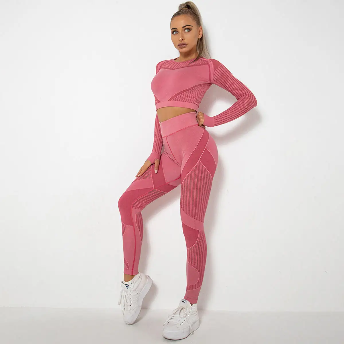 New Wholesale Sport Suit For Gym Wear Women Set Scrunch Butt Leggings  Workout Sports Bra Seamless Yoga Fitness Sportswear Buy Seamless Yoga, Alibaba Gym Wear