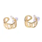 Gold Hoop Earrings 14k Real Gold Plated Sexy Wild Jewelry Pendant Fashion Geometric Hoop Earrings For Women