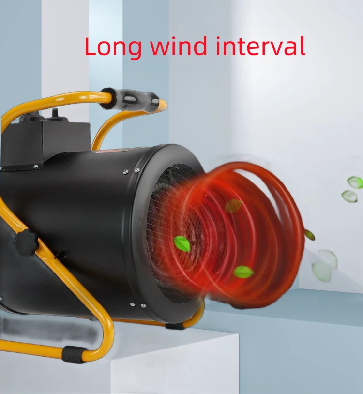 Room Space Electric Fan, 5KW, 380v, Portable, PTC - detail 6
