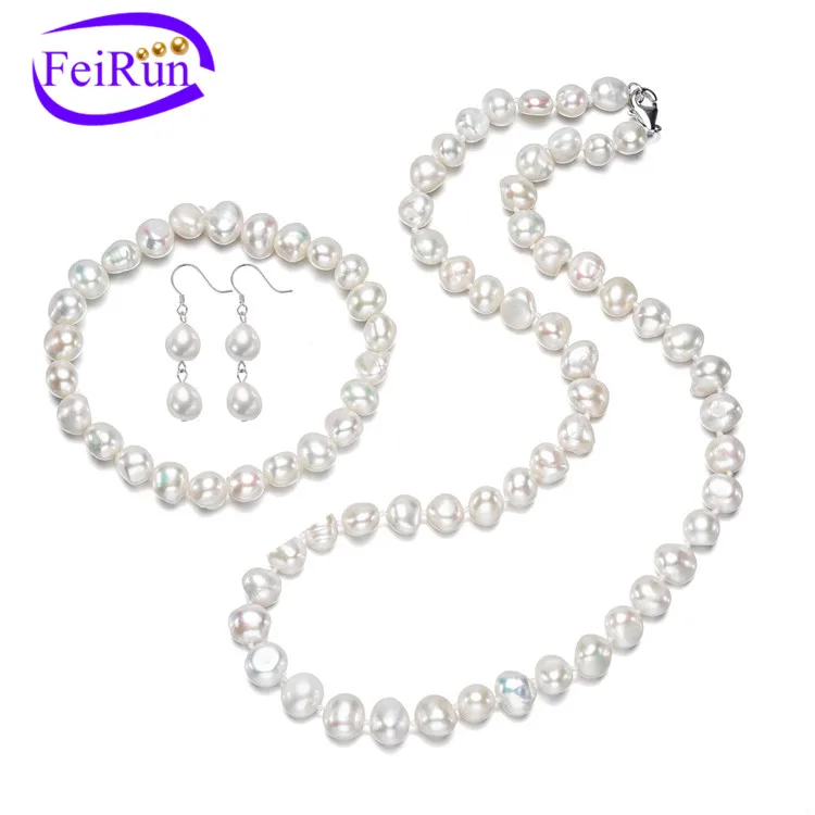 Real Pearl Jewelry Set 