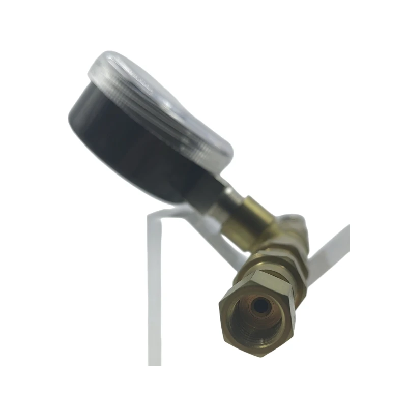 product gas pressure regulator one inlet thread with one gauge release pressure valve for test-3