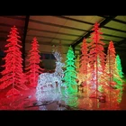 Tree Led Light Artificial Giant Outdoor Pine Tree Christmas Holiday Tree Led Motif Rope Light