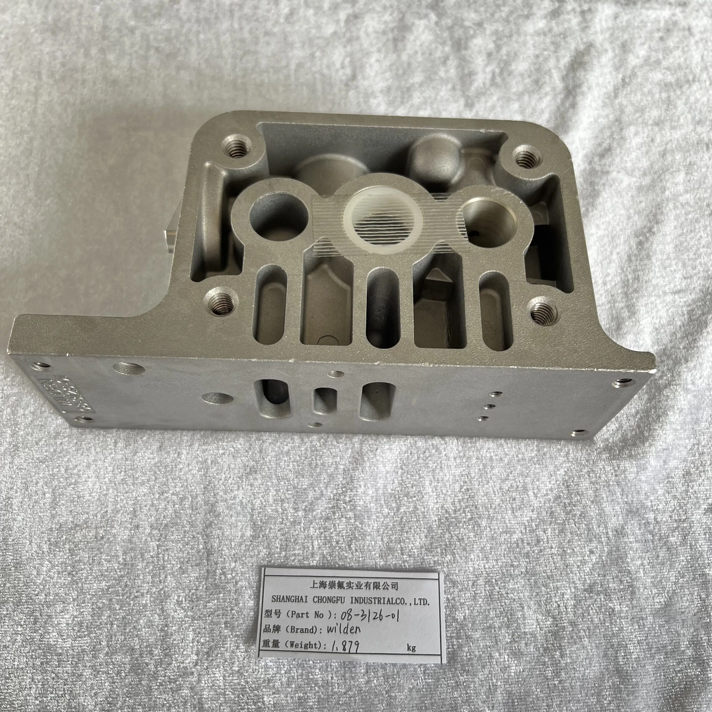 Středový blok ASSY 08-3126-01 pro Wilden PX4/PX8 Podrobnosti o čerpadle