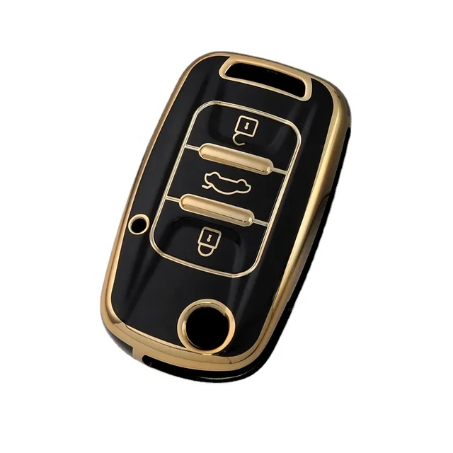 Factory Custom Car Key Shell Case TPU Flip Car Key Fob Folding Cover Compatible with Baojun Wuling Accessories