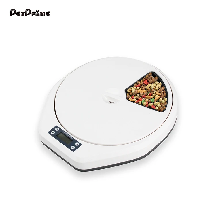 5 meal automatic pet feeder