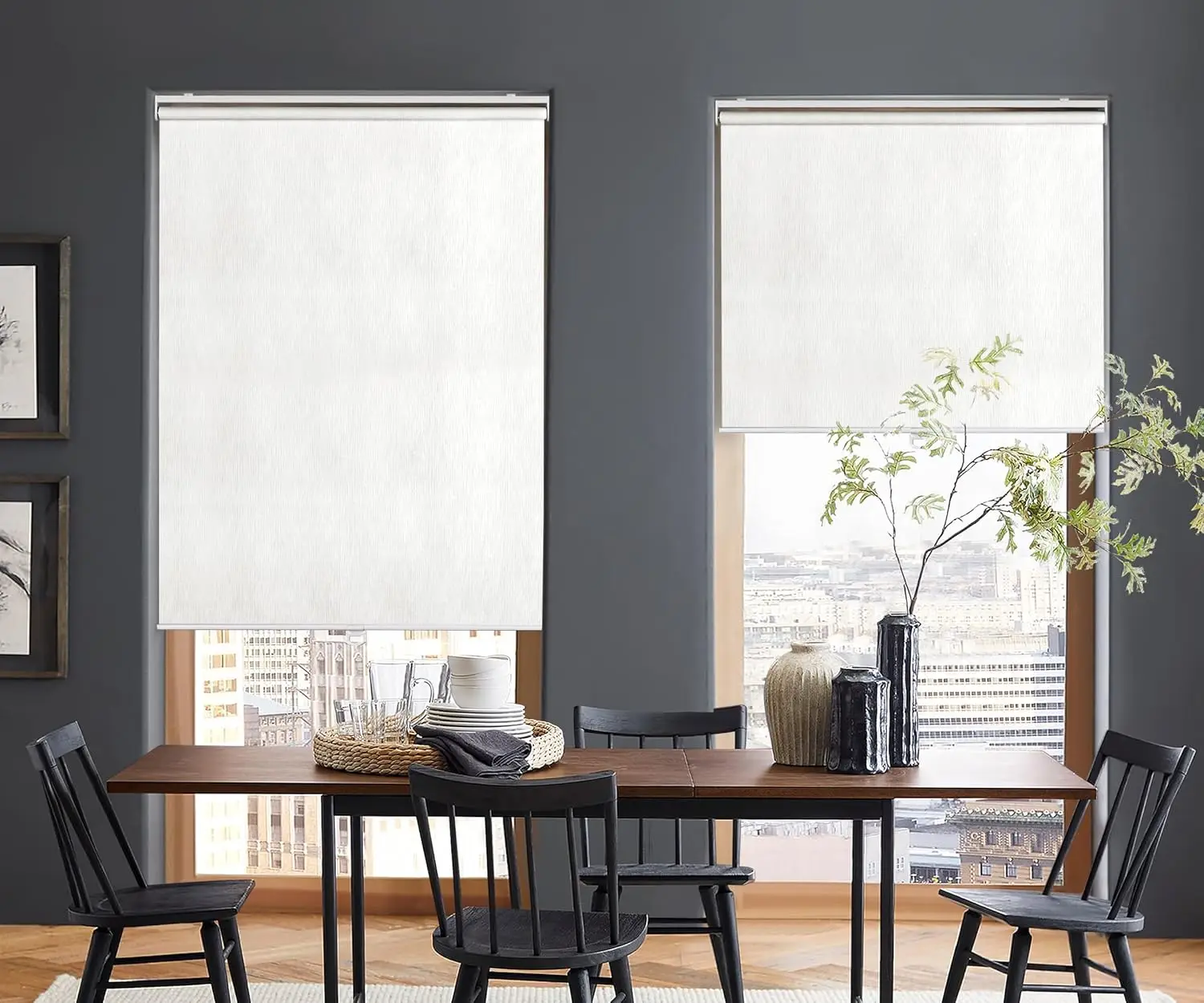 100% Blackout 380GSM 3M Width Flame Retardant UV Proof Waterproof Polyester Roller Blinds Fabric