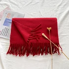 Scarf New Fashion Tassel Multipurpose Wool Scarf With Stylish Apply To Winter