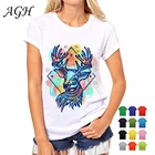 Custom Logo Pattern Plain Man Wears Short Sleeve Crew Neck Blank Sublimation T-shirts Sublimation