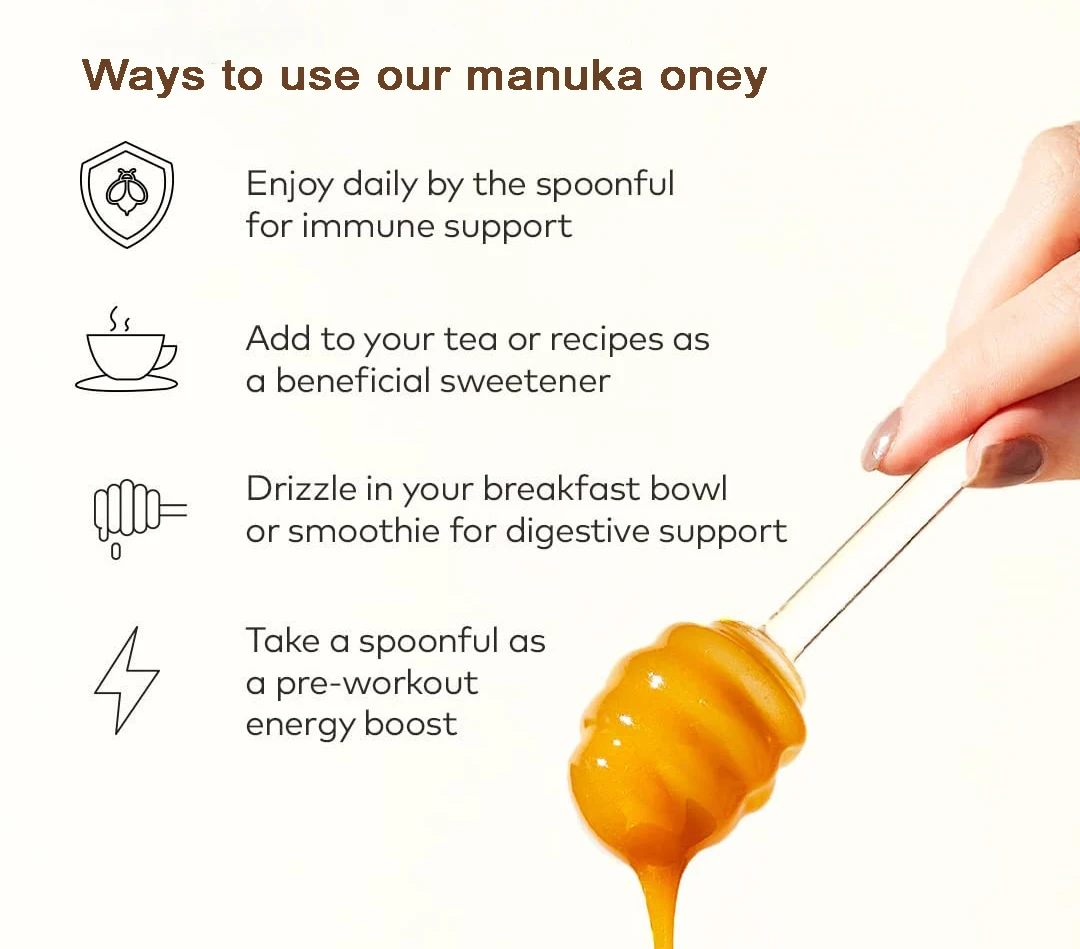 For Sale New Zealand Manuka Honey 250g UMF5+ 100% Natural Bee Honey MGO100+ Pure Raw Honey 12