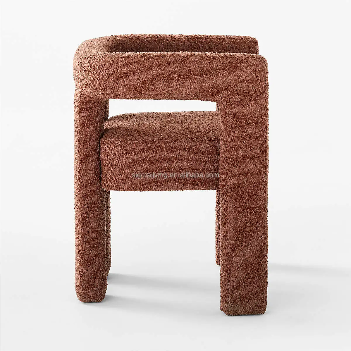 indoor table and chairs dining room furniture boucle dining armchair
