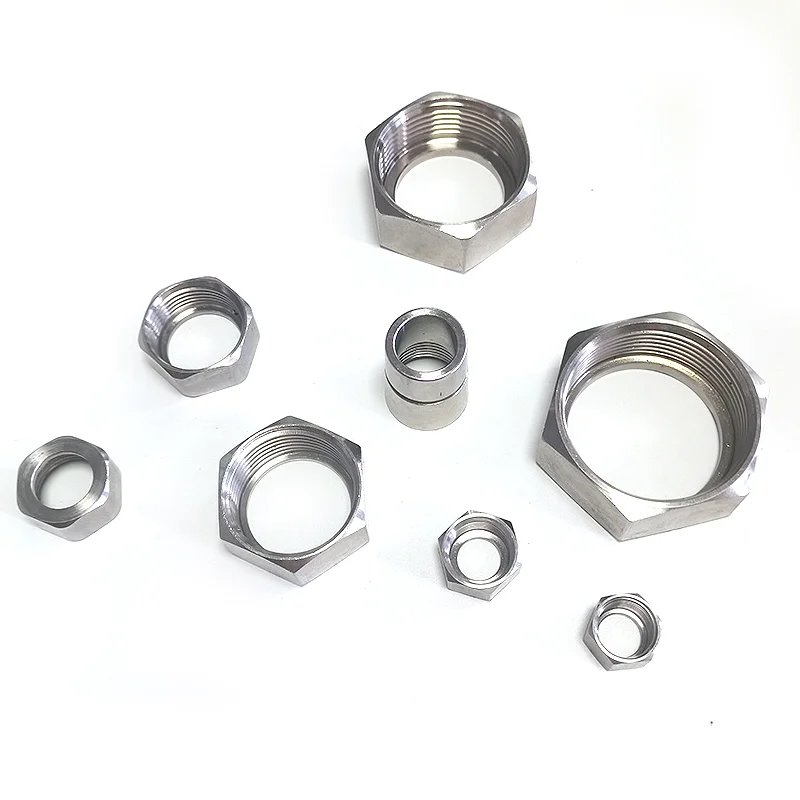 Customized Stainless Steel Bush Motor Starter Bushing Sleeve Nut Pipe Fittings manufacture