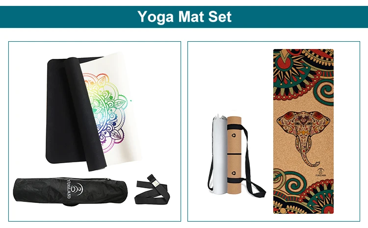yugland Eco-friendly Cotton Canvas YOGA Mat Carrying travel yoga mat with cover tote bag