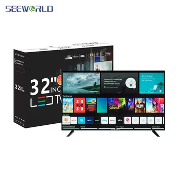 SEEWORLD Android Wifi Google Smart TV 32 inch LED TV OEM LCD TVs Manufacturer Wholesale Price Flat Screen Television