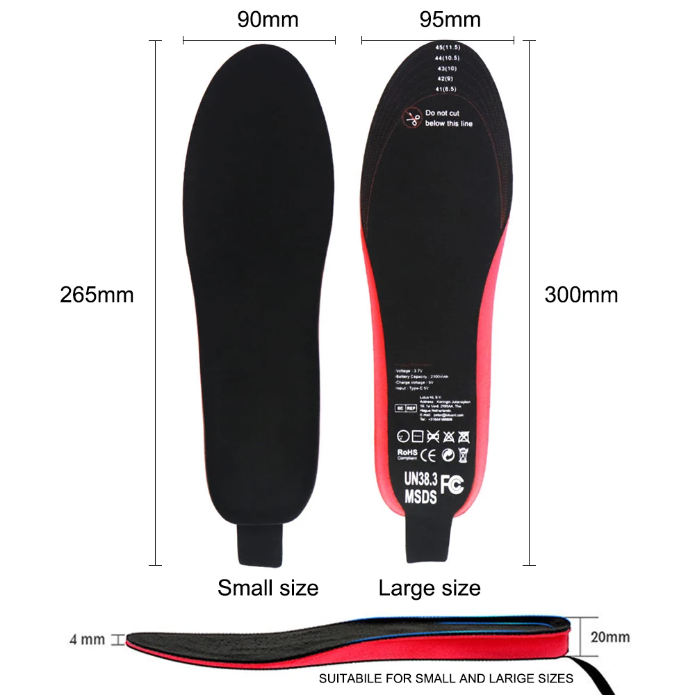 Foot Hand Warmers, Memory Foam, Warm Insole - detail 8