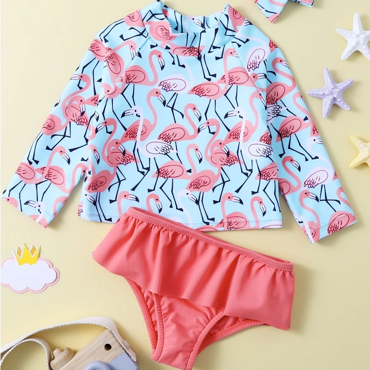 long sleeve baby uv swimwear